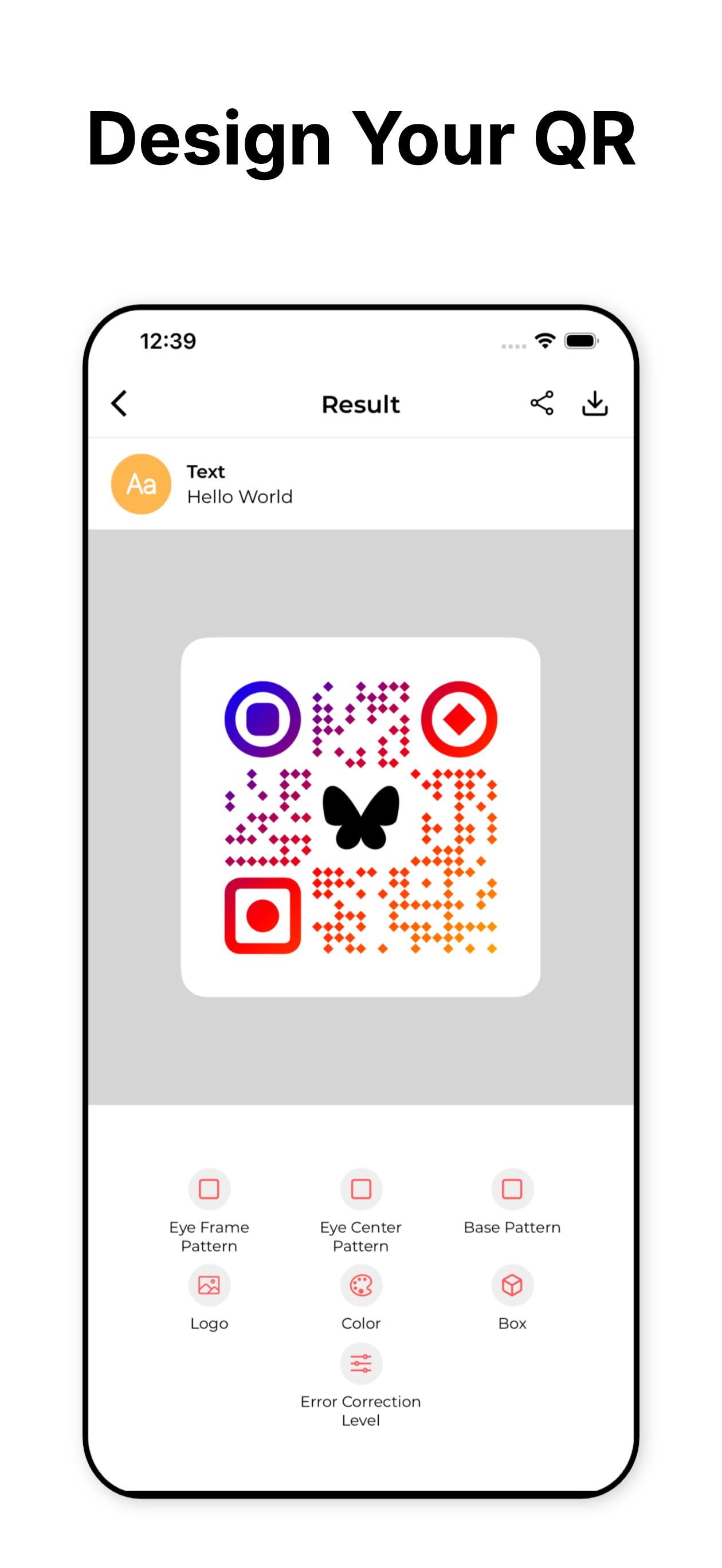 Create & Design QR Screenshot 3